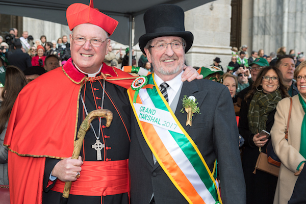 Michael Dowling, Northwell CEO, leads St. Patrick’s Day parade