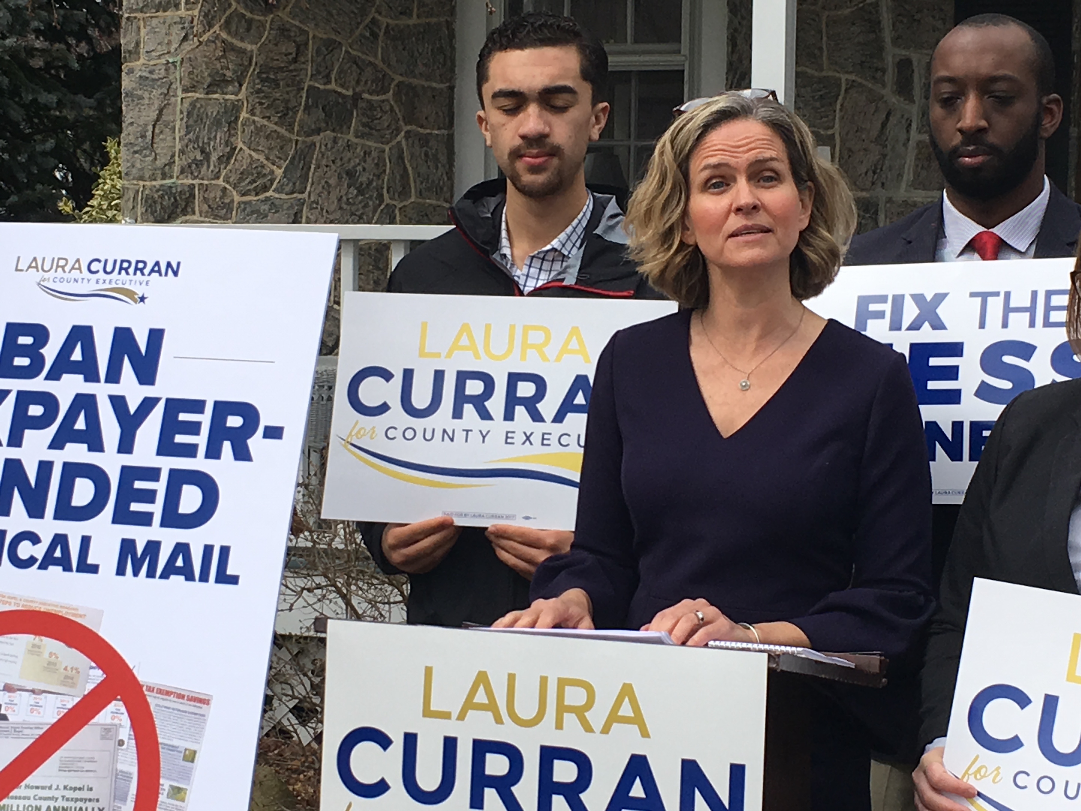 Laura Curran floats strict rules for government mailings