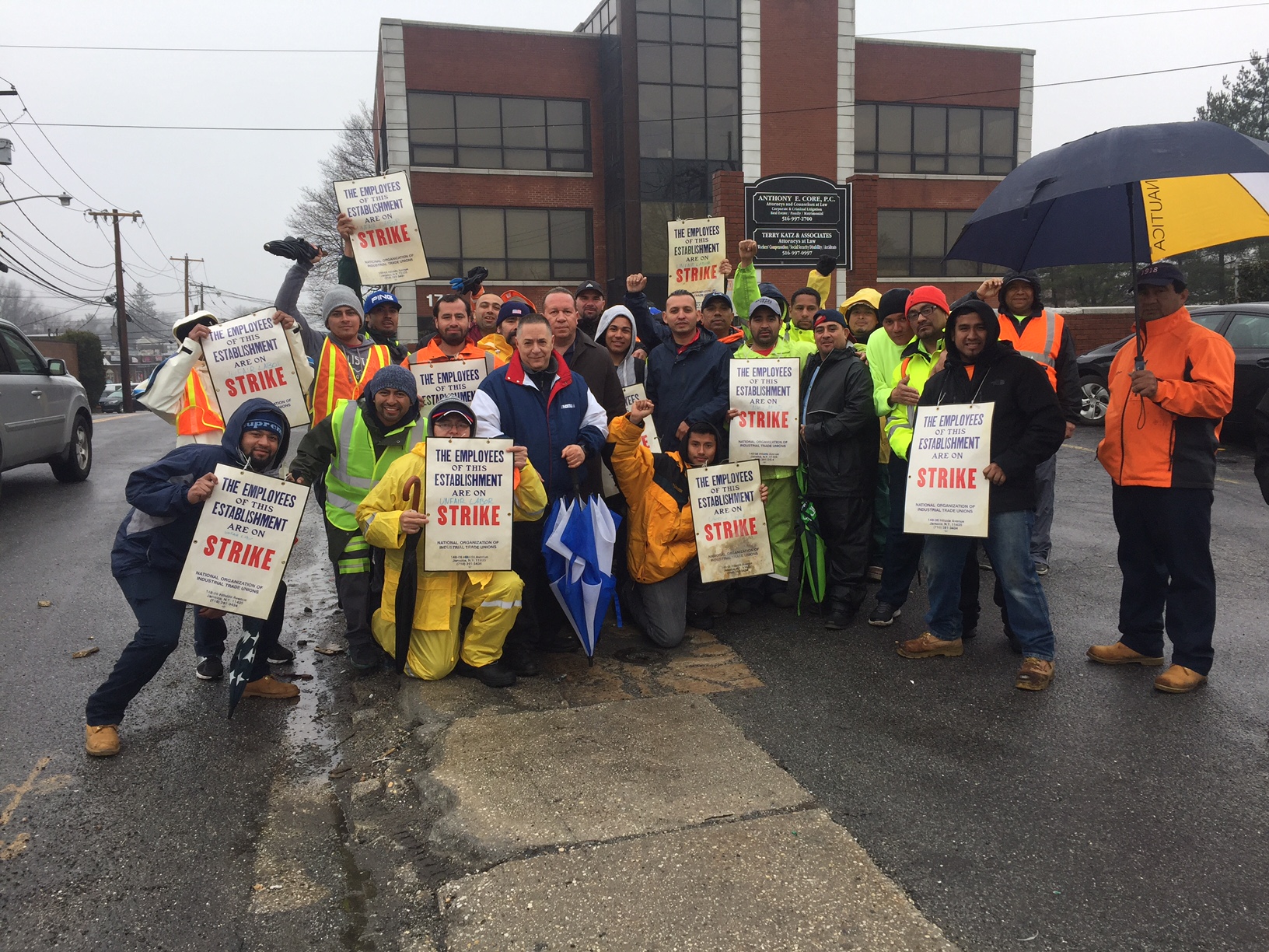 Meadow Carting workers go on strike
