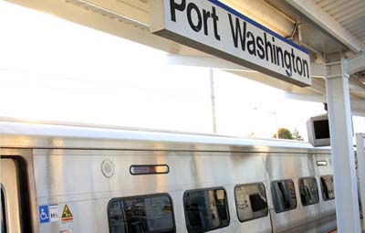 The Port Washington branch fared well relative to other LIRR branches so far, with 87.7 percent of its January trains being reported as "on-time." (Photo from the MTA)