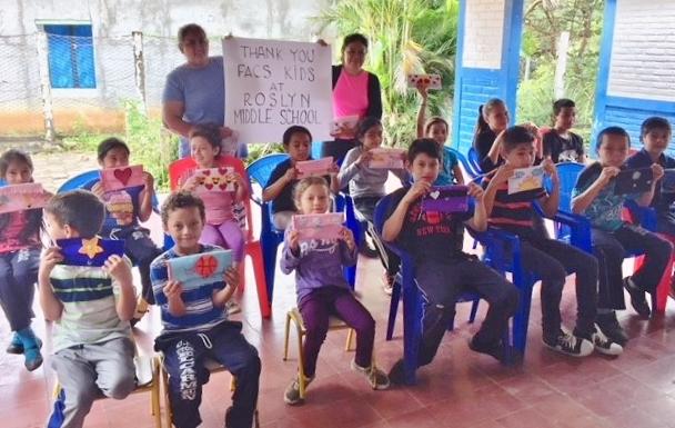 Roslyn Middle School students help children in El Salvador