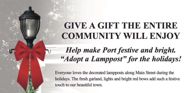 Port seeks sponsors for lamppost decorations