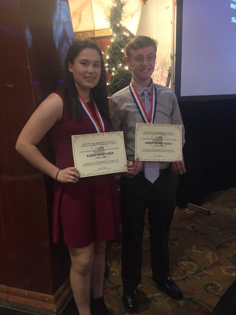 Physical education awards for Floral Park students