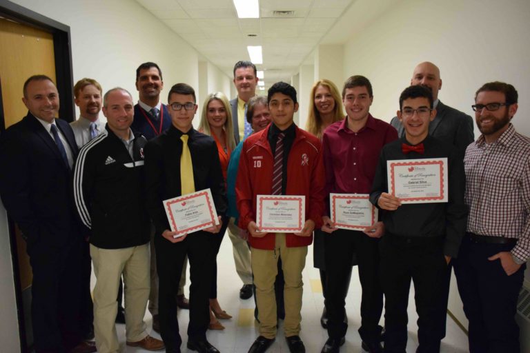 All-county athletes honored by Mineola Board of Education