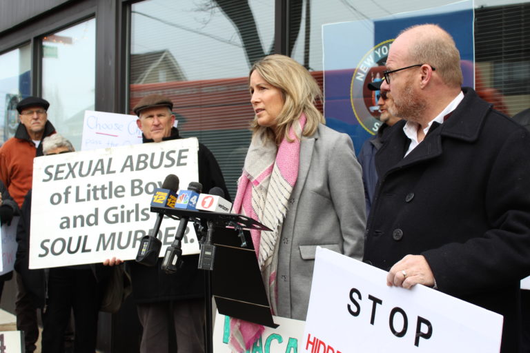 Sexual abuse survivors call on Phillips to support Child Victims Act