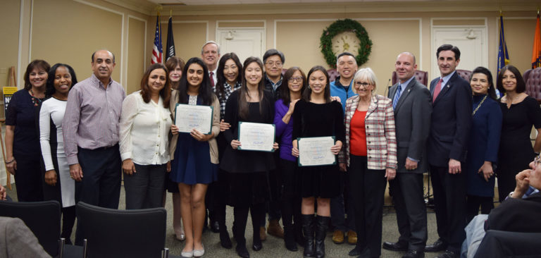 Town honors local Siemens Competition semifinalists at Town Hall