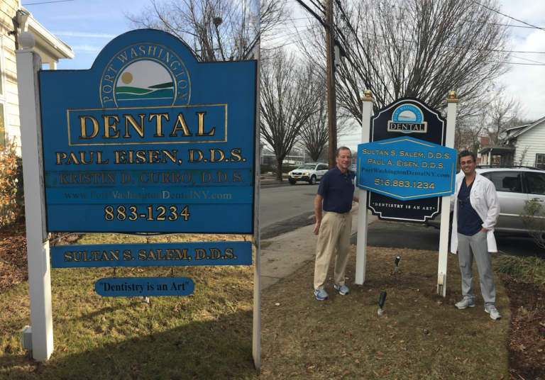 A new sign for Port dentist