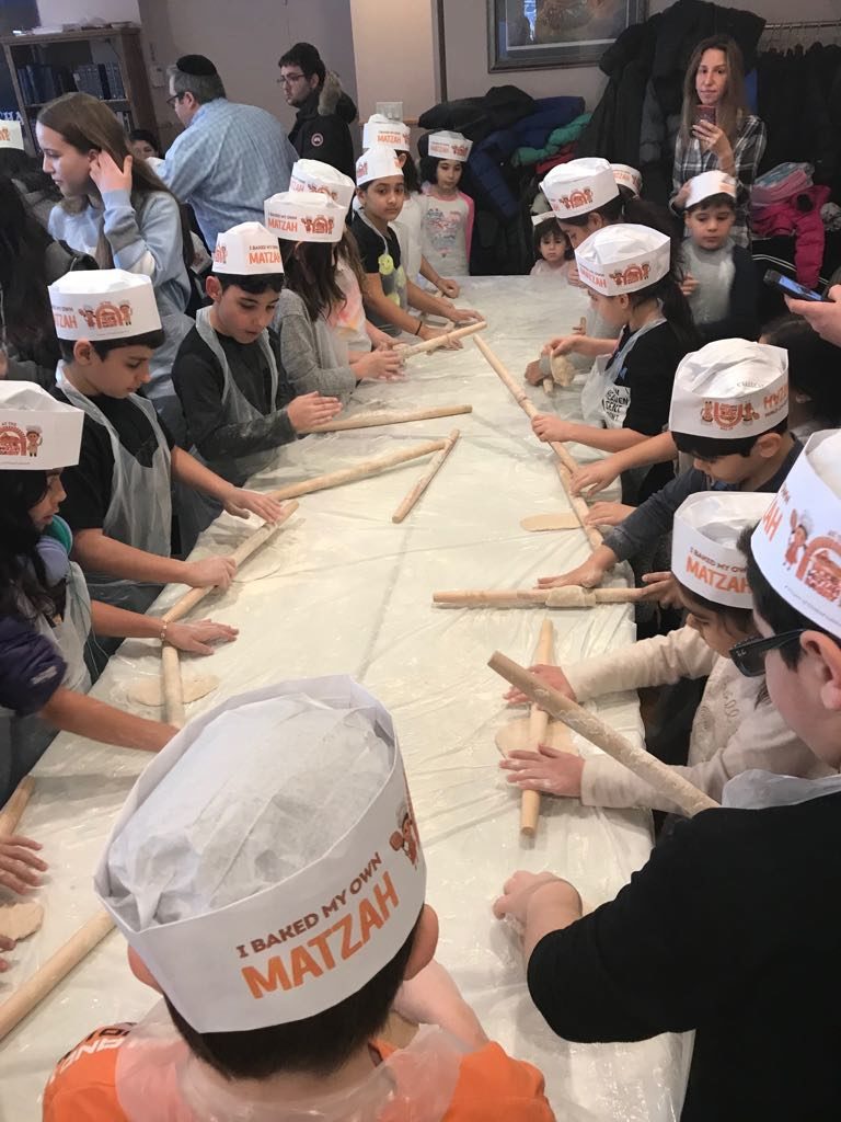 Over 2,000 children participate in the Traveling Matzah Bakery