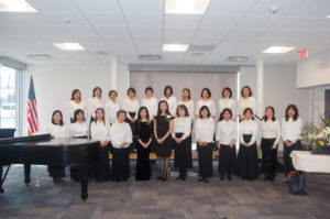The Sakura Chorus will perform a variety of Japanese and classical favorites accompanied by piano at their 35th annual concert, at the Main Library. (Photo courtesy of the Great Neck Library)