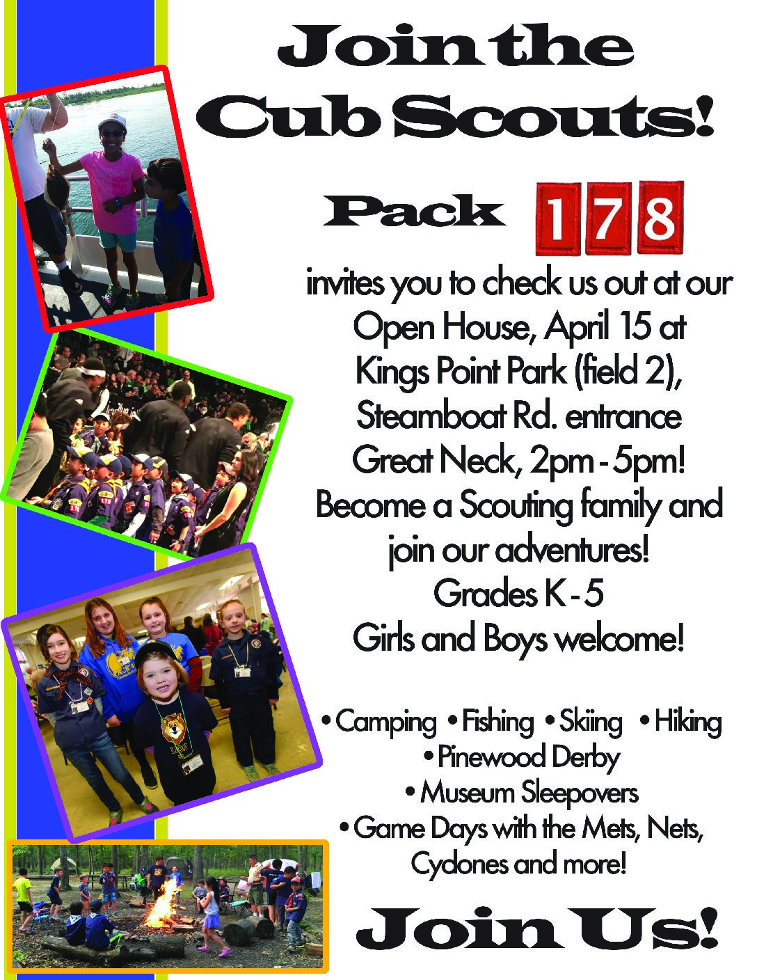 Great Neck Cub Scouts Pack 178 hosting open house
