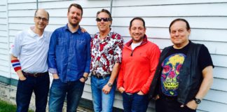 Matthew Winthrop, in center, will be playing with his band Terrapin at the Great Neck House on Sunday, April 15. (Photo courtesy of Matthew Winthrop)