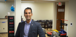 Dr. Vinod Somareddy, the founder of Reddy-Care Physical Therapy in Great Neck, said the expansion will allow the company to treat more patients. (Photo by Janelle Clausen)