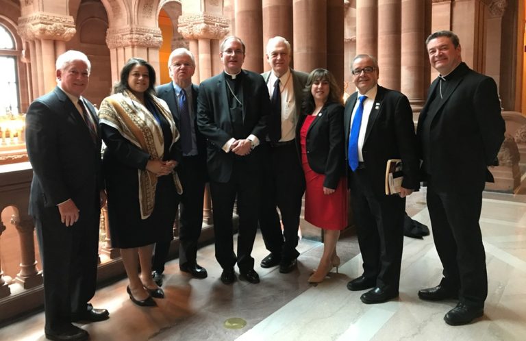 Assemblyman D’Urso meets with Long Island Bishops in Albany