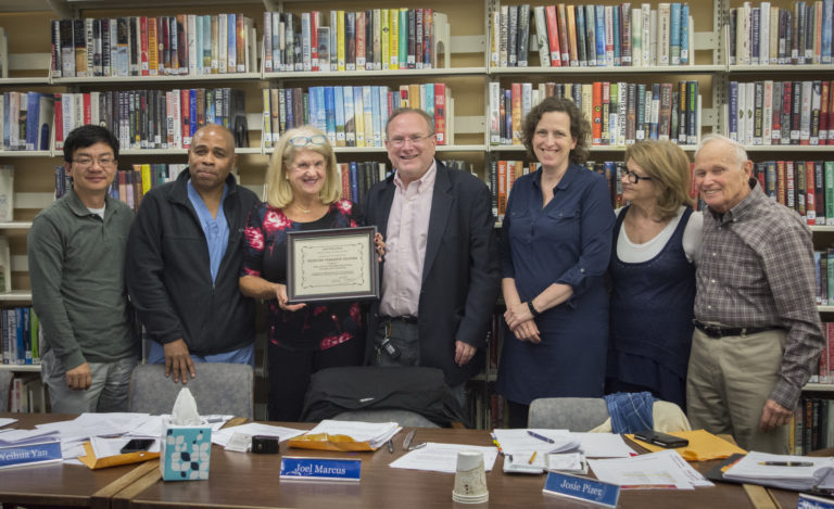 Great Neck Library board honors former trustee, approves badges and phone purchases