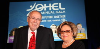 Harvey Kaylie, as seen here with his wife Gloria, attend an Ohel charitable gala. (Photo courtesy of Ohel Children's Home and Family Services)
