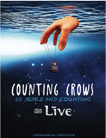 Counting Crows and +LIVE+ take stage together