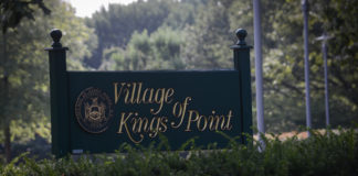 The Village of Kings Point approved a garbage collection contract and a proposal from ExteNet to install cell nodes on Thursday night, but held on awarding a contract to erect a passive park. (Photo by Janelle Clausen)