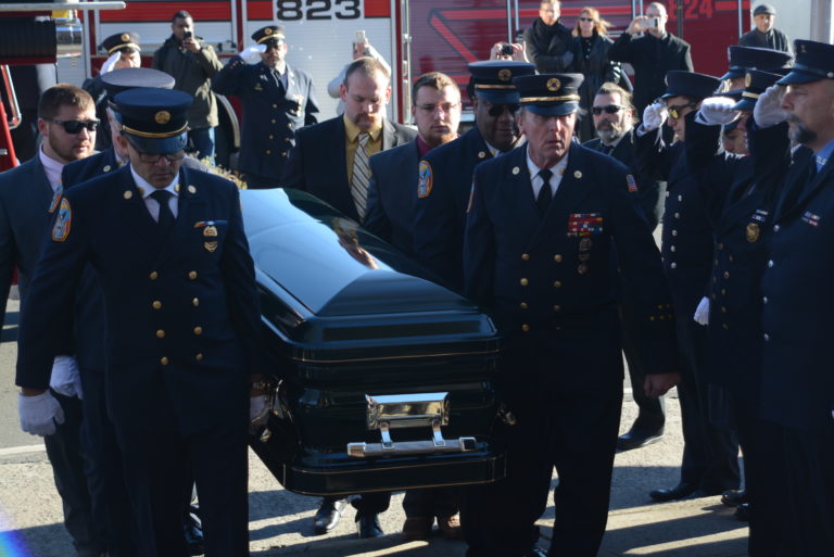 Family, firefighters and community mourn loss of Ray Plakstis