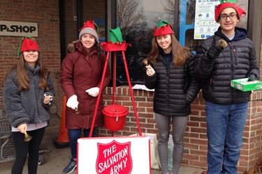 North Shore Key Club helps the Salvation Army