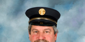 Raymond Plakstis Jr. served two terms as the chief of the Alert Fire Company in Great Neck, where he served for 33 years. (Photo courtesy of the Alert Fire Company)