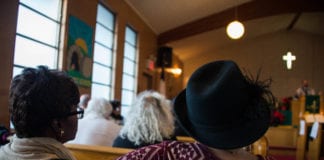 People from a variety of different faiths and backgrounds filled St. Paul A.M.E. Zion Church of Great Neck on Sunday, commemorating the legacy of Dr. Martin Luther King Jr. (Photo by Demi Guo)