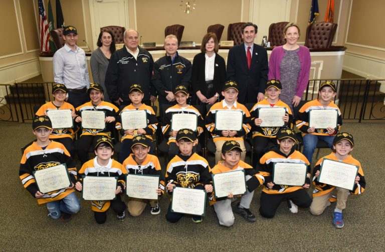 Town honors Great Neck Bruins for winning division championship