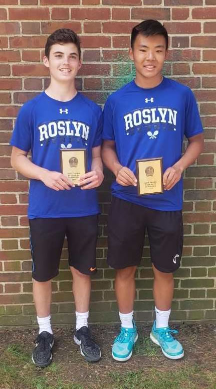 Roslyn’s Adrian Tsui and Mikey Weitz advance to state tennis tournament