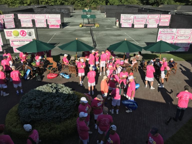 Shelter Rock Tennis Club holds seventh breast cancer research event