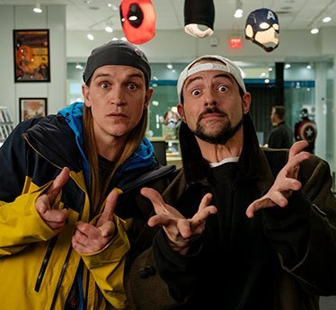 Kevin Smith and Jason Mewes reprise their iconic characters in “Jay and Silent Bob Reboot”