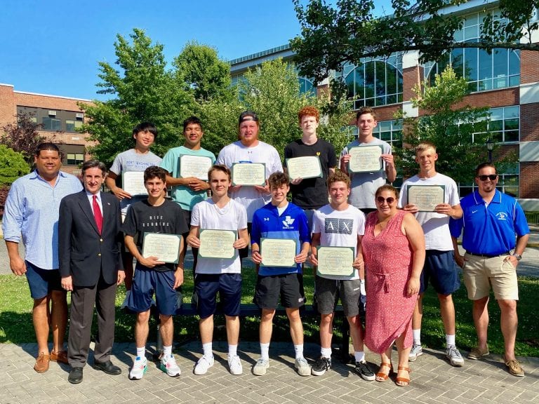 North Hempstead honors Schreiber boys track team for championship win