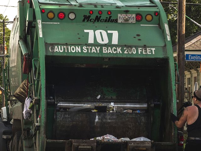 East Hills sanitation truck out of sorts due to radioactive trash