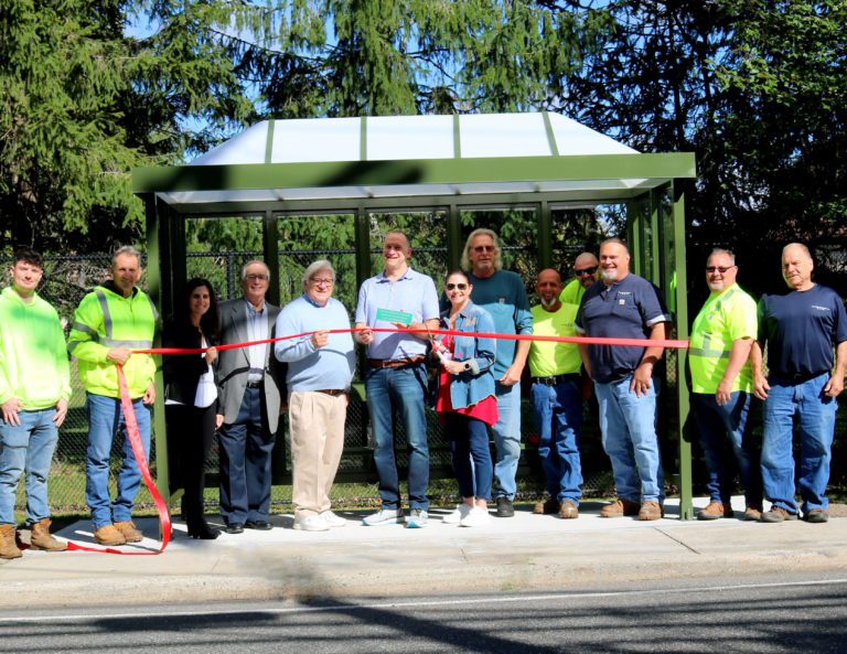 East Hills installs first new bus shelter