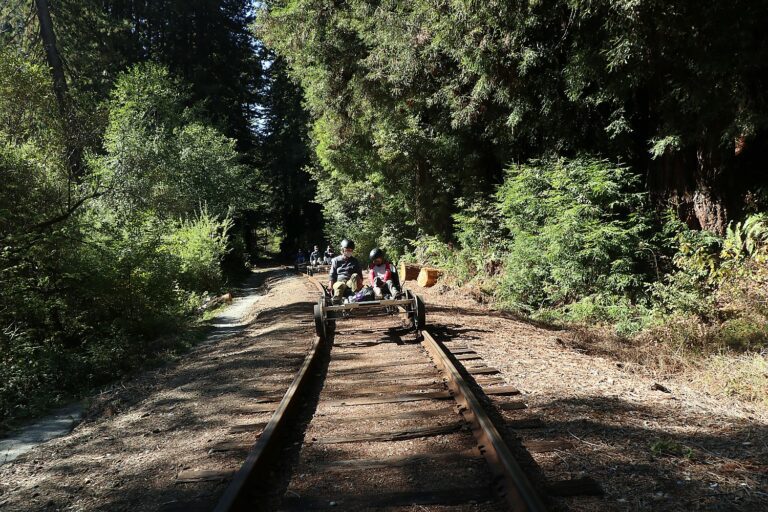 Going places: Weekend in Mendocino: Historic Skunk Train introduces a novel railbike experience