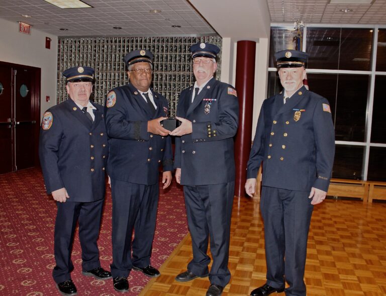 GN Alert Fire Company honors ex-chief for 25 years of service
