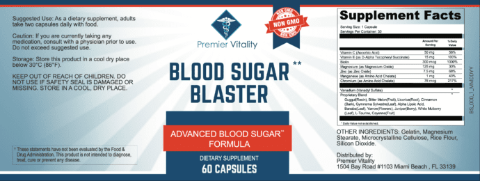 Blood Sugar Blaster Full Ingredients List
