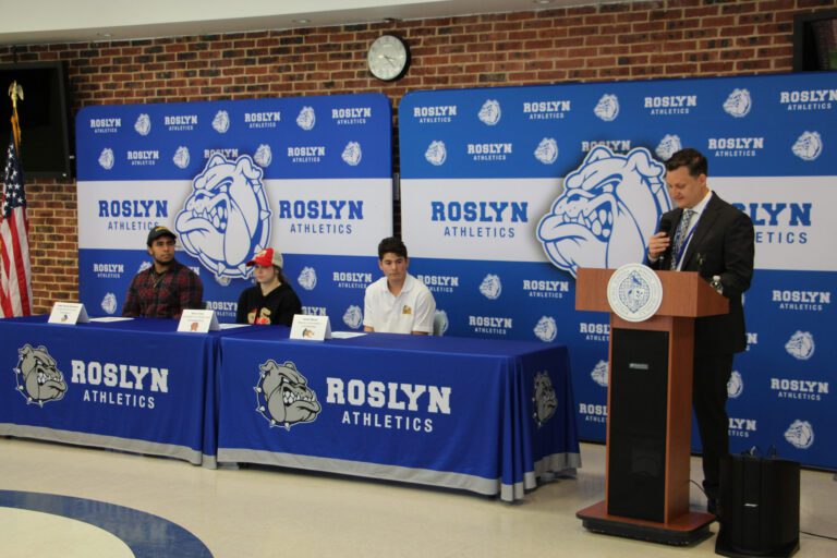 Three Roslyn athletes sign letter of intent