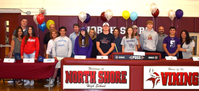 Nine North Shore High School athletes sign National Letters of Intent