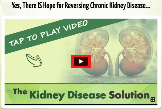 The Kidney Disease Solution Video