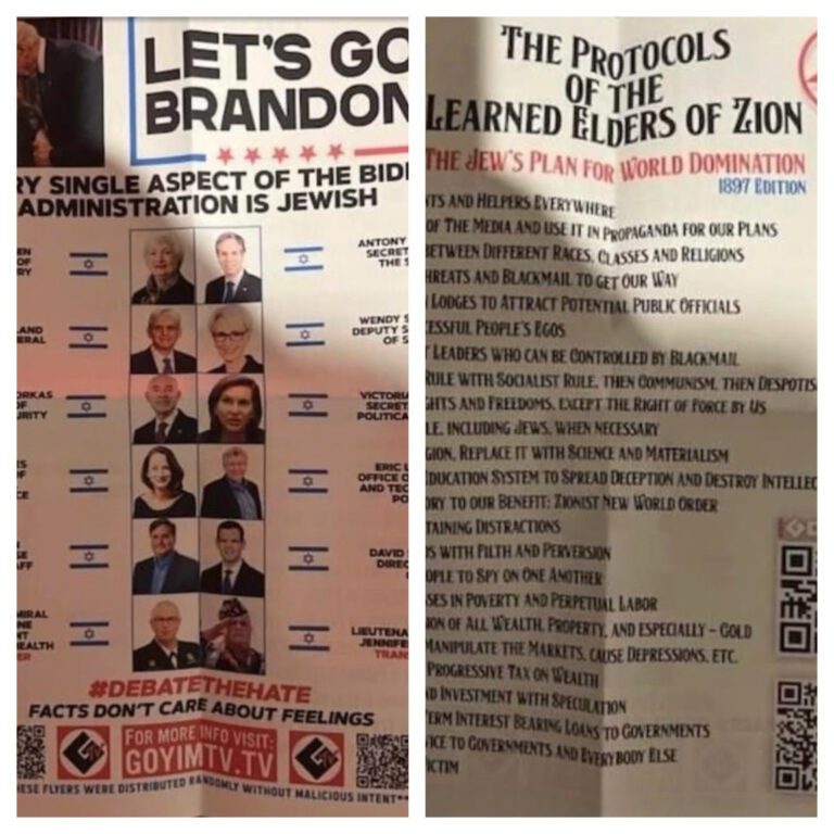 Nassau officials condemn antisemitic fliers distributed in county