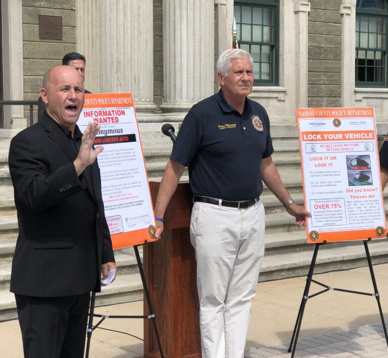 Blakeman, Ryder issue warning to criminals to stay out of Nassau County