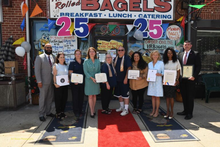Hand Rolled Bagels celebrating 25 years in business