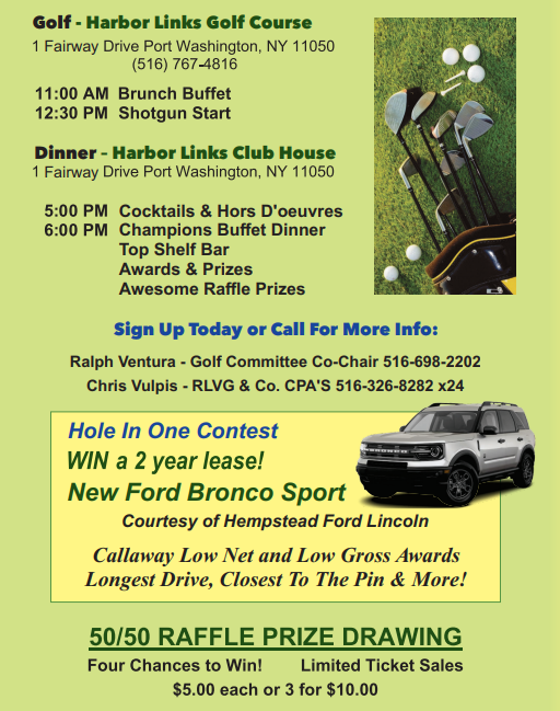 New Hyde Park Chamber of Commerce charity golf outing