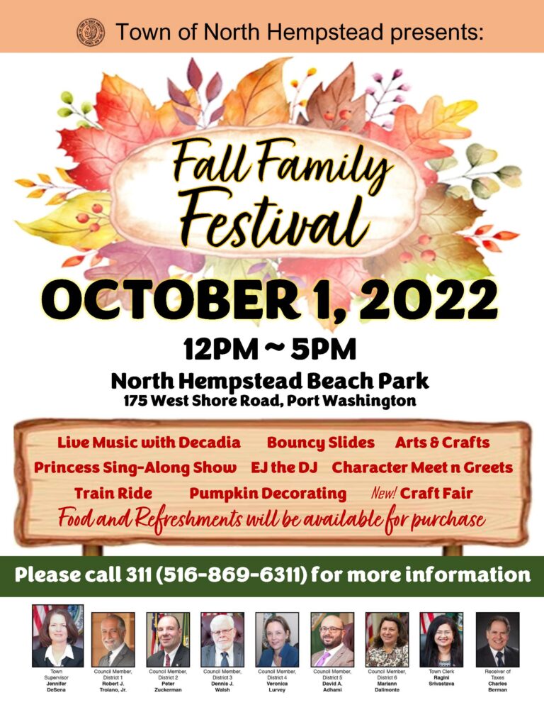North Hempstead to host Fall Family Festival event