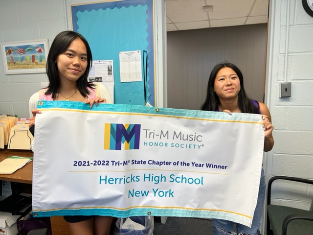 Herricks Tri-M Music Honor Society recognized