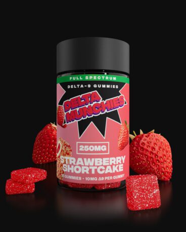 Delta Munchies D9 Gummies Strawberry Shortcake