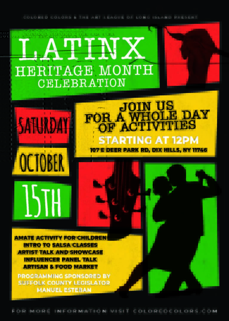 Community event in celebration of Latinx Heritage Month at Art League of L.I.