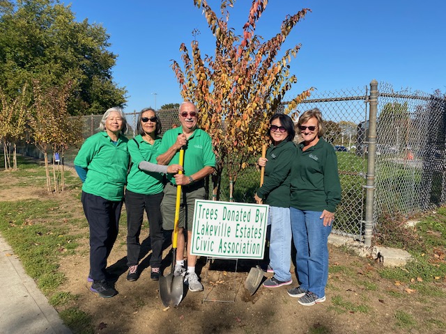 Lakeville Estates Civic Association donates 10 additional crepe myrtle bushes to the Town of North Hempstead.
