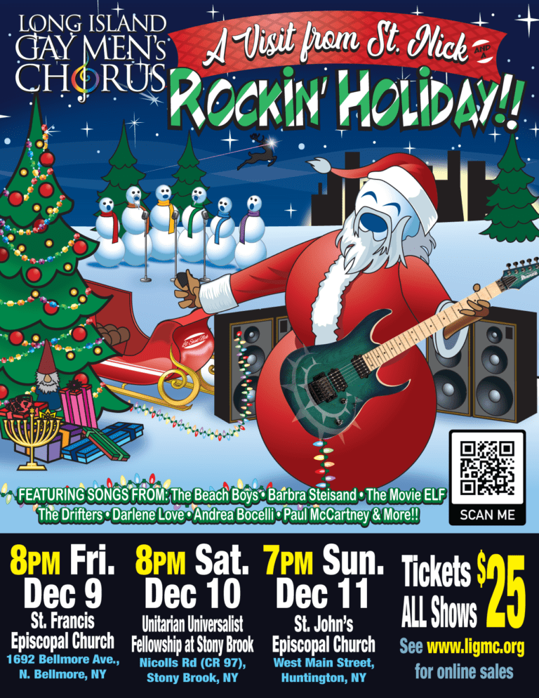 LIGMC presents ‘A Visit from St. Nick and A Rockin’ Holiday’ on concert stages spanning Long Island