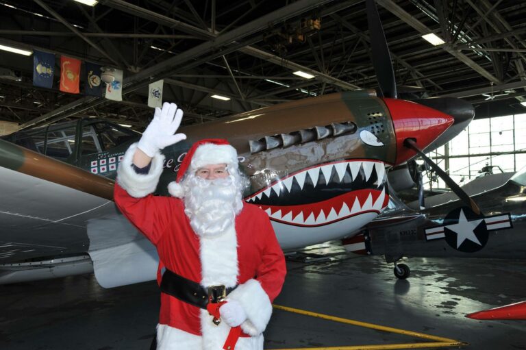 American Airpower Museum Winter Hangar Pancake Breakfast with Santa Claus!
