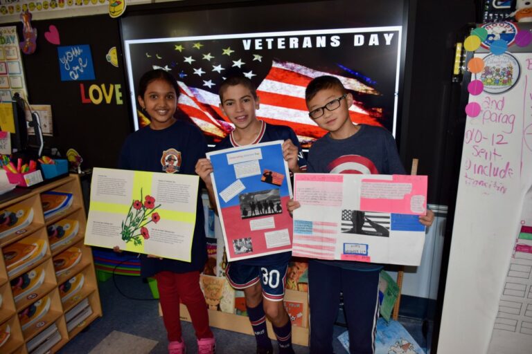 Floral Park’s John Lewis Childs School honors Veterans Day